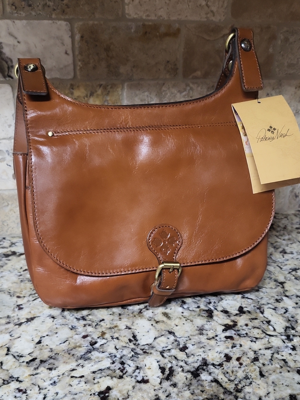 Patricia Nash London Saddlebag